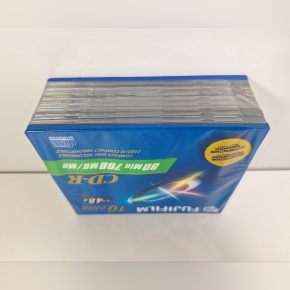 FUJIFILM CD-R 10 PACK 700MB 80 MIN NEW SEALED - Picture 6 of 9